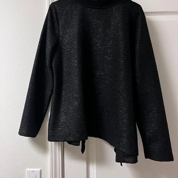 Chico's Black Ruffled Blazer - Picture 7 of 7